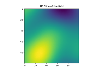Project a scalar field onto an unstructured mesh